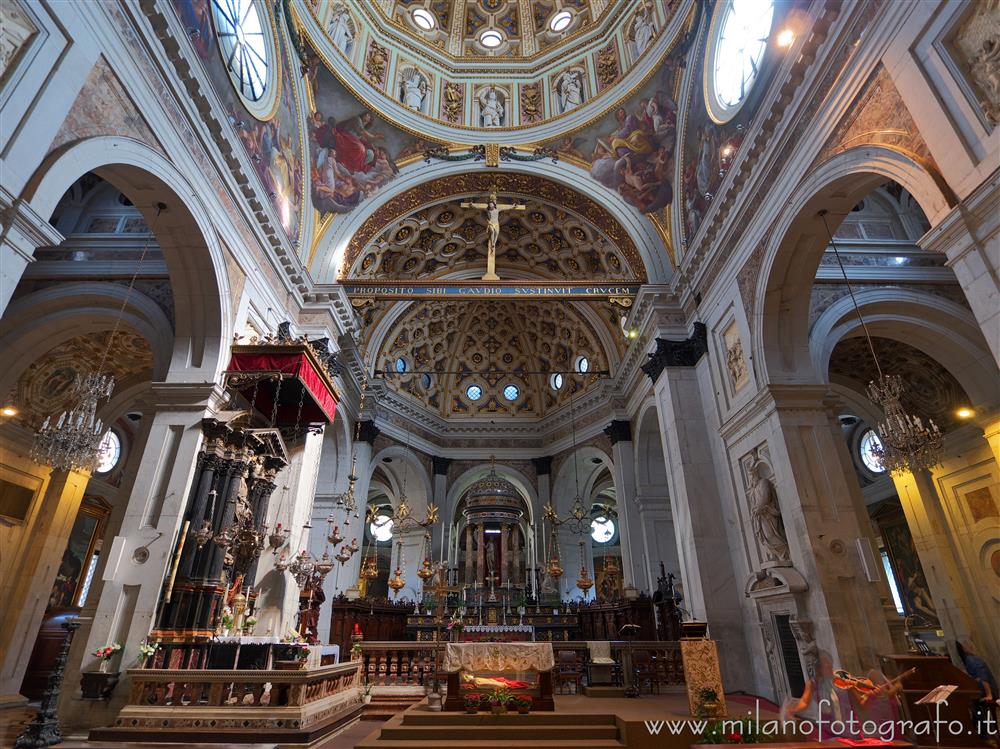 Milan (Italy) - Central body of the Sanctuary of Santa Maria dei Miracoli